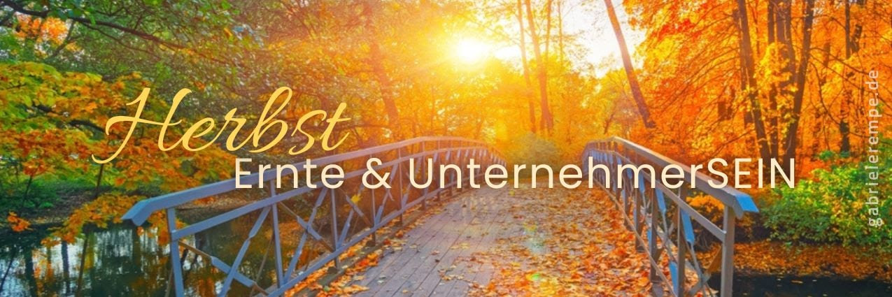 Herbst Ernte und UnternehmerSEIN